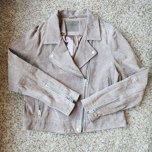 Blank NYC Taupe Leather Jacket